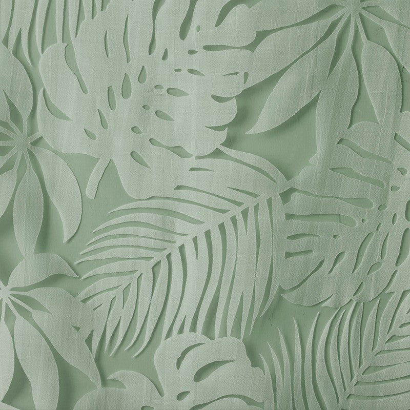 Leilani Palm Leaf Burnout Window Sheer