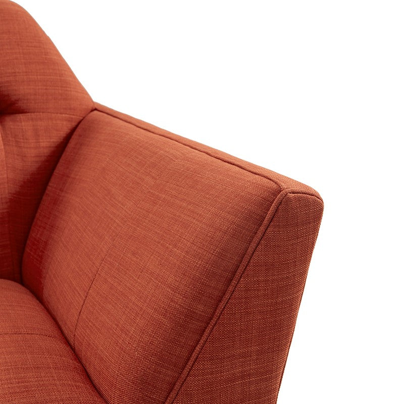 Newport Wide Mid-Century Modern Lounge Chair