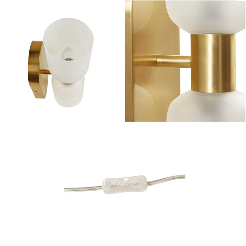 Dove Double Tube 2-Light Wall Sconce