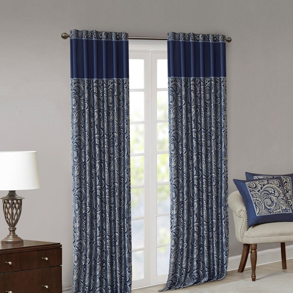 Jacquard Curtain Panel Pair(2 Pcs Window Panels)