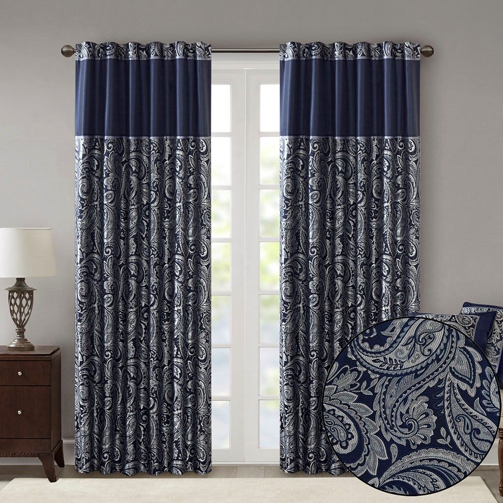 Jacquard Curtain Panel Pair(2 Pcs Window Panels)