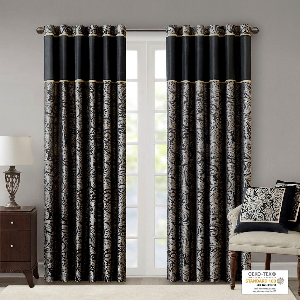 Aubrey Window Curtain Pair (2 Pcs Window Panels)