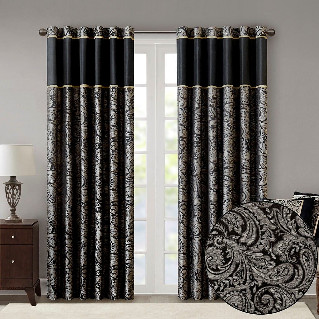 Aubrey Window Curtain Pair (2 Pcs Window Panels)