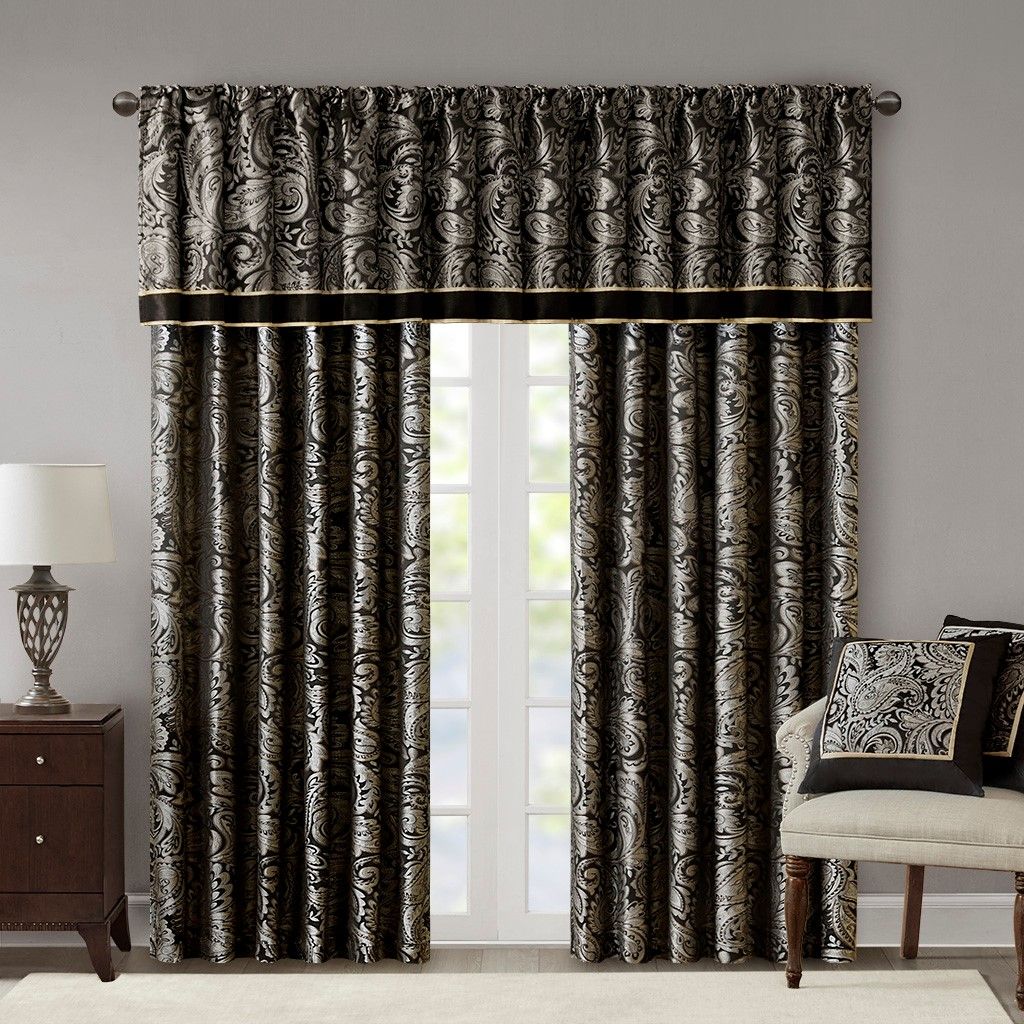 Aubrey Window Curtain Pair (2 Pcs Window Panels)