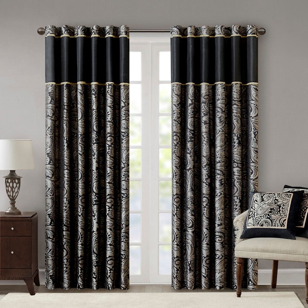 Aubrey Window Curtain Pair (2 Pcs Window Panels)