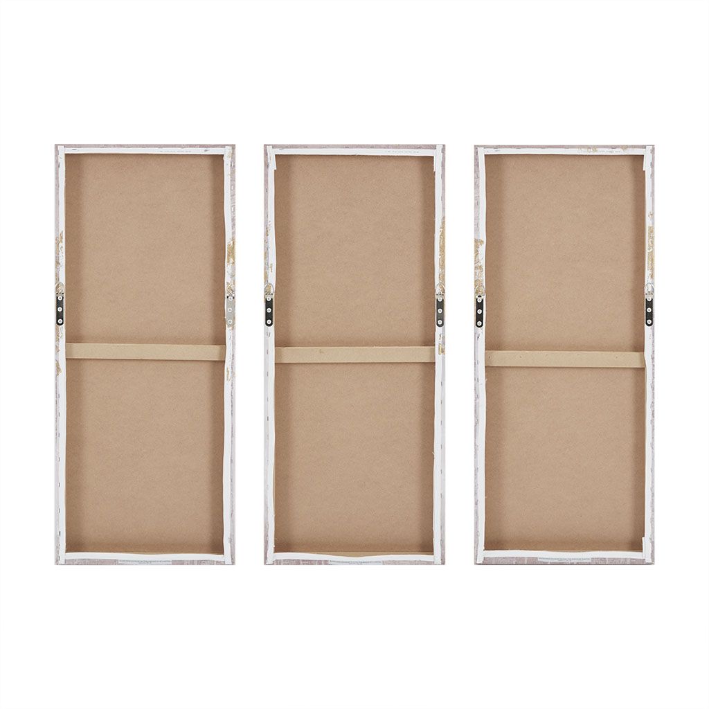 Gold Foil Abstract 3-piece Canvas Wall Art Set