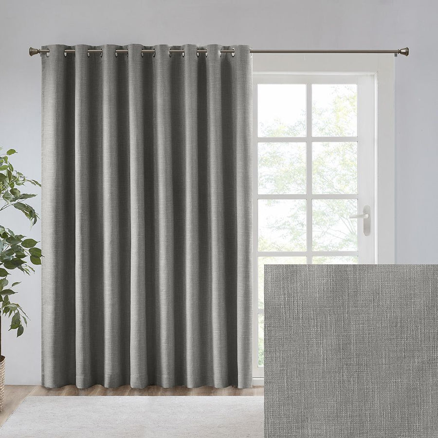 Maya Printed Heathered Blackout Patio Panel