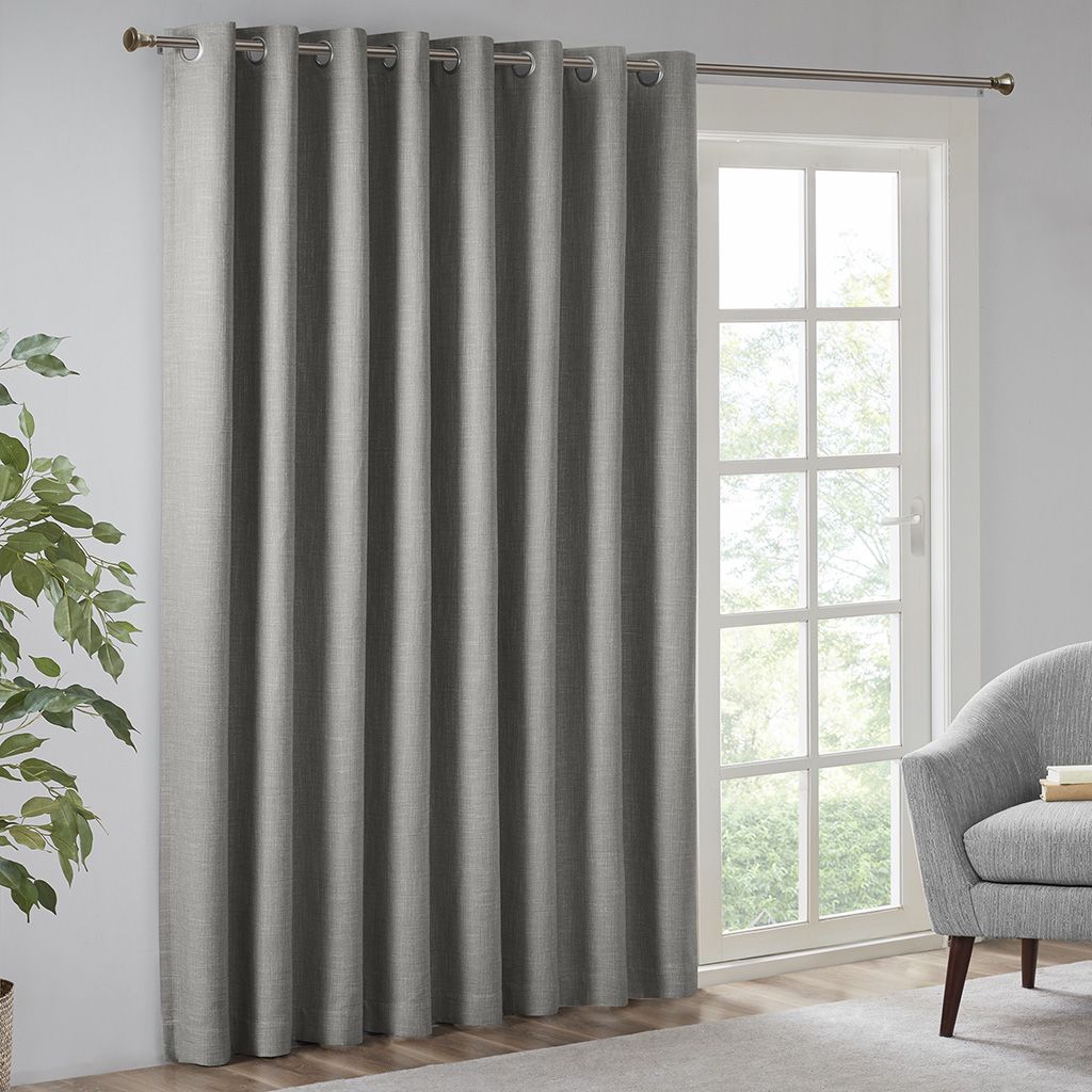 Maya Printed Heathered Blackout Patio Panel