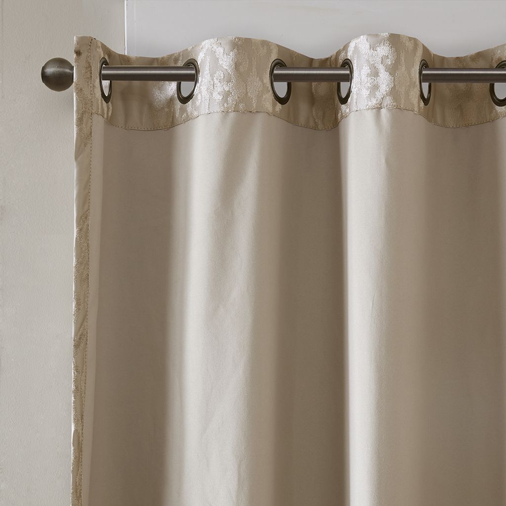 Mirage Knitted Jacquard Total Blackout Panel (Only 1 Pc Panel)
