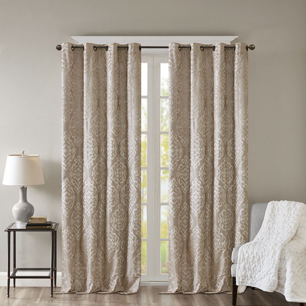 Mirage Knitted Jacquard Total Blackout Panel (Only 1 Pc Panel)