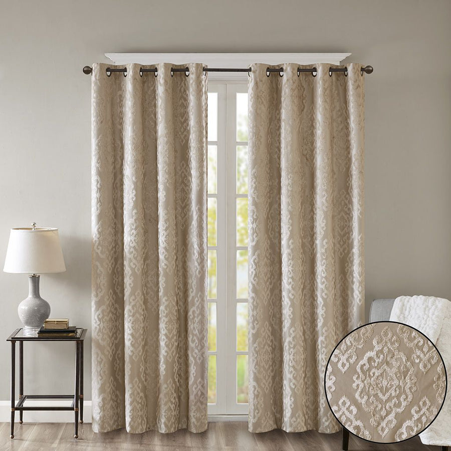 Mirage Knitted Jacquard Total Blackout Panel (Only 1 Pc Panel)