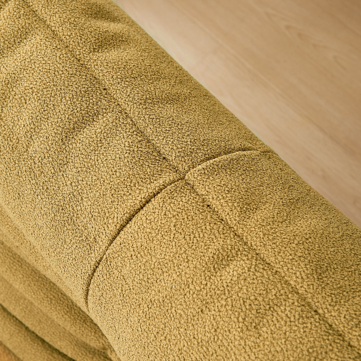 Teddy Fabric Fireside Lounge Chair - Modern Armless Floor Sofa