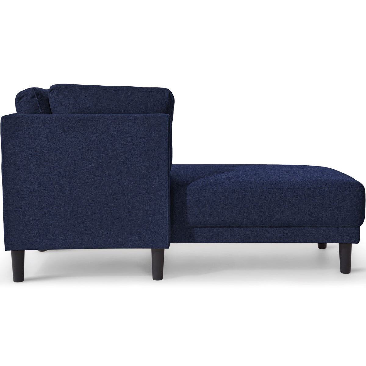 65" Mid-Century Modern Linen Fabric Chaise Lounge