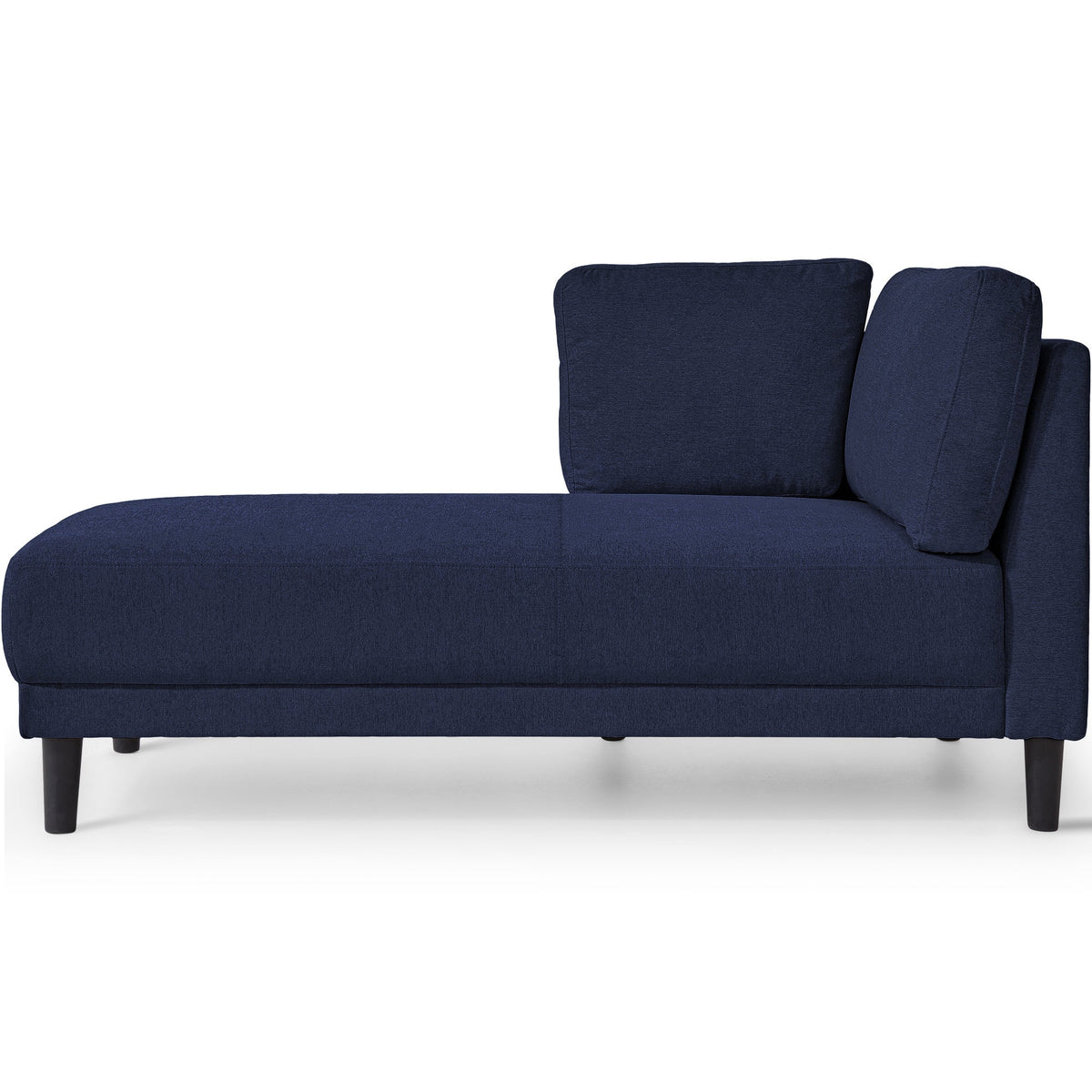 65" Mid-Century Modern Linen Fabric Chaise Lounge