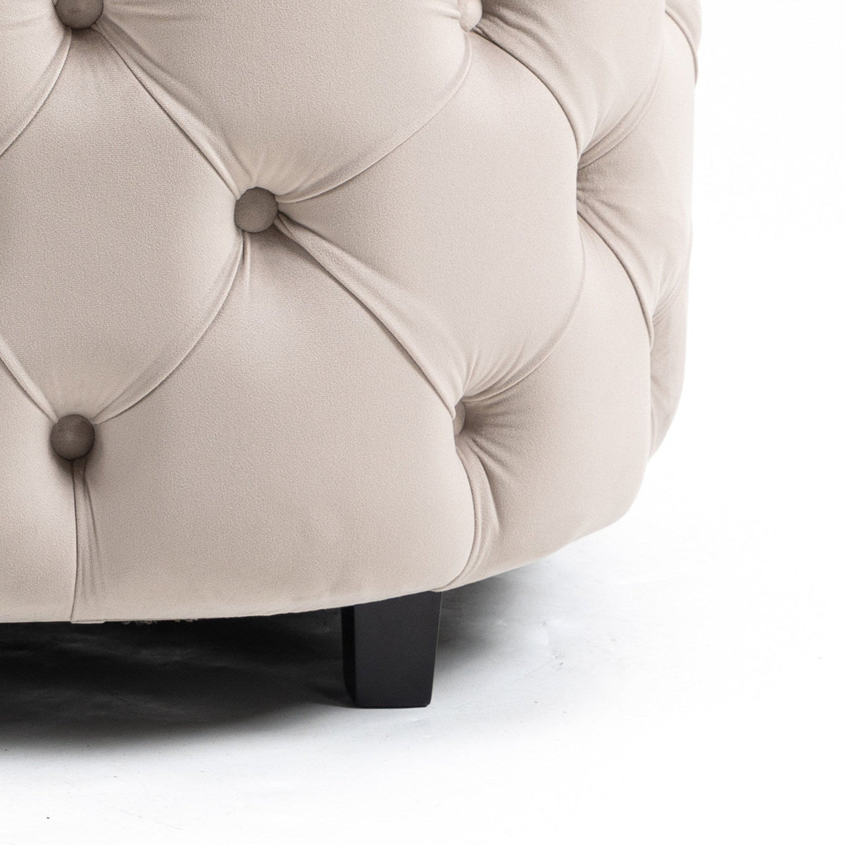 Plush Velvet Barrel Chair with Solid Wood Legs - Available in 3 Colors