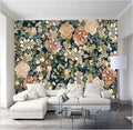 Large Floral Silk Wall Mural Wallpaper 155in(W) x103in(H)